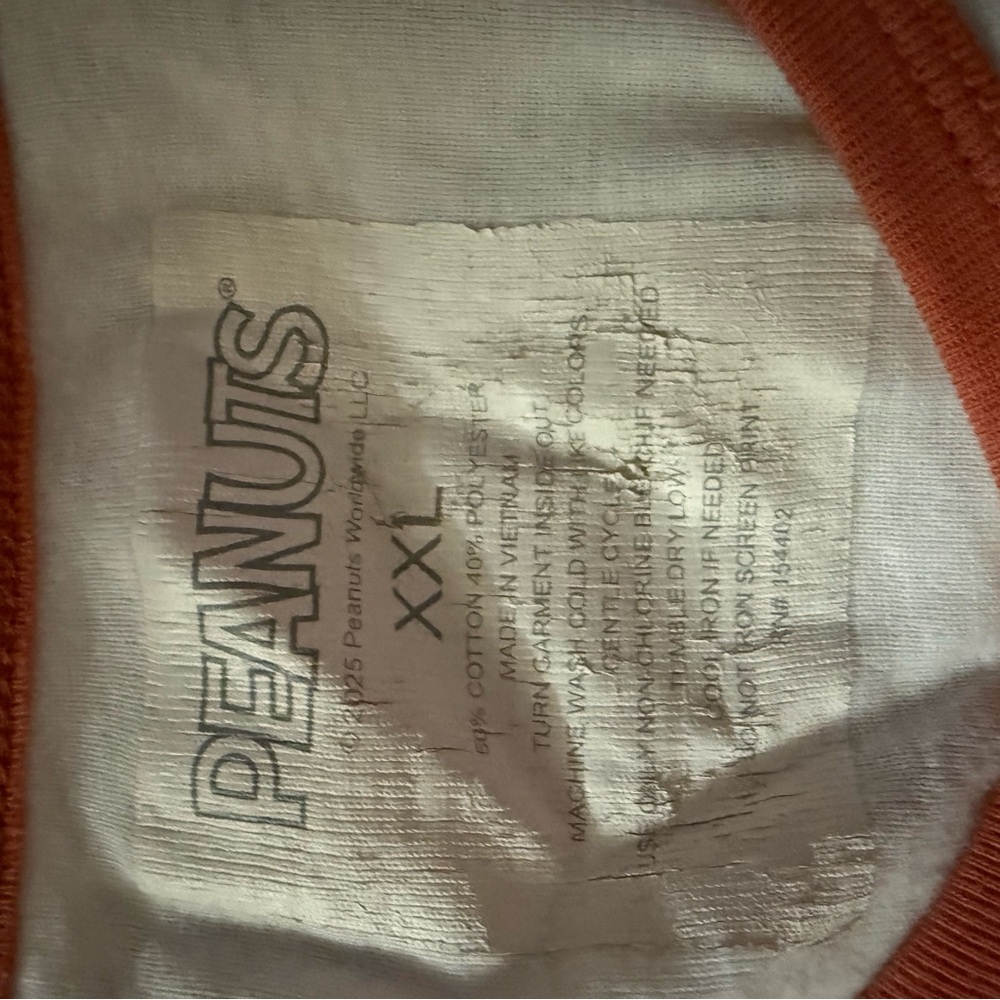 Peanuts Snoopy Game Day Cropped Tee Shirt - Picture 8 of 8
